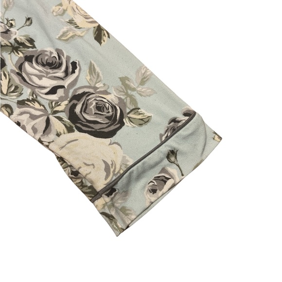 Flora by Flora Nikrooz | 2 Piece Light Blue Floral Pajamas Size Small - Picture 5 of 11